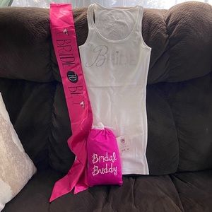 Bridal buddy with gifts